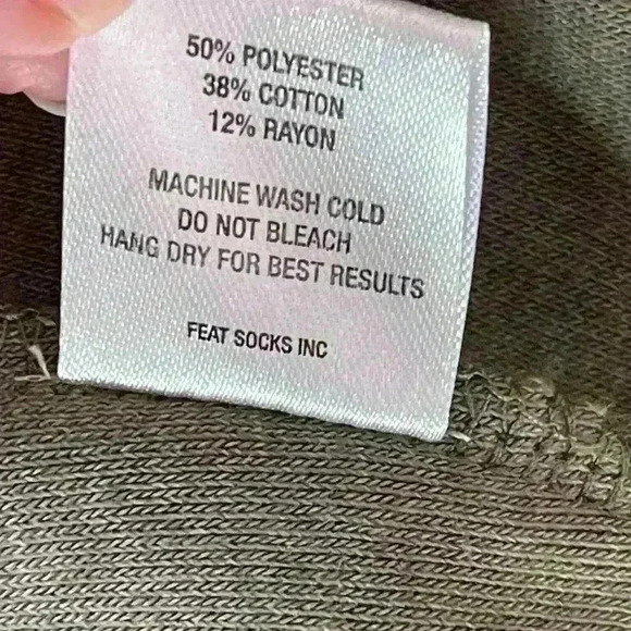 Feat Blanket Blend Full Zip Hoodie Olive Men’s Medium NWT - Picture 8 of 10